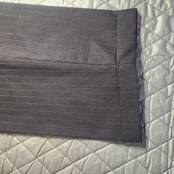 Vtg Lauren Ralph Lauren Charcoal Subtle Pinstripe Wool Suit 46L & Pants 40x31